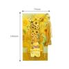 Landscape Flower Hollow Bookmark Exquisite Rectangular Flower Bookmarks  Student Reading Stationery