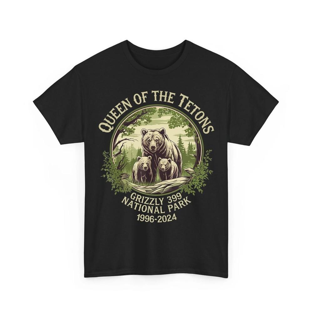 Queen Of The Tetons Grizzly 399 Wildlife Preserve 19962024 Unisex TShirt Unisex T-Shirt L