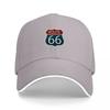 BERRETTO BASEBALL CLASSICO ROUTE NERO CON ICONICO DISEGNO EMBLEMA AUTOSTRADALE PER Unisex E DONNE ACCESSORIO STILE STRADALE