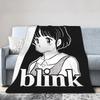 Ranma Saotom Anime Knitted Blankets Coral Fleece Plush  Super Warm Throw Blankets for Bedroom Sofa Bed Rug