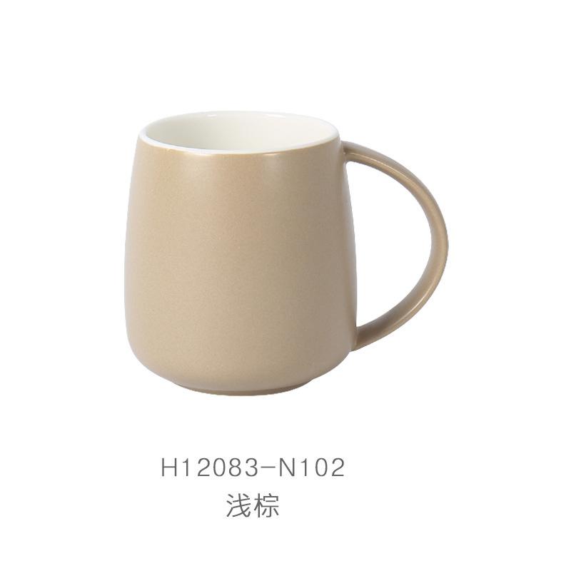 Water Cup Ceramic Mug Creative Cup with Handle Office Simple Couple Water Cup Large Capacity Conference Cup