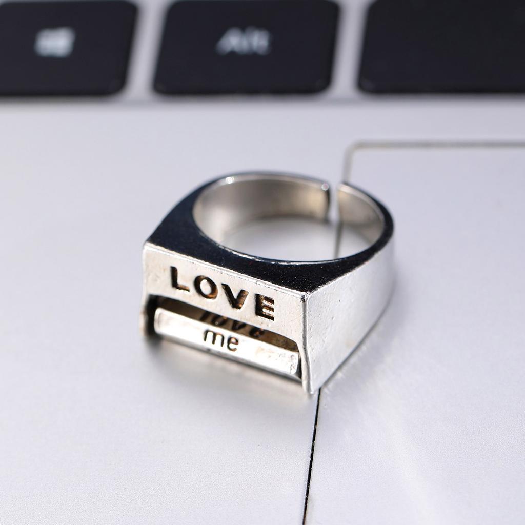 Adjustable Open Spinner Ring for Couples Stress Relief and Focuses Enhancement Finger Accessories for Daily Wear