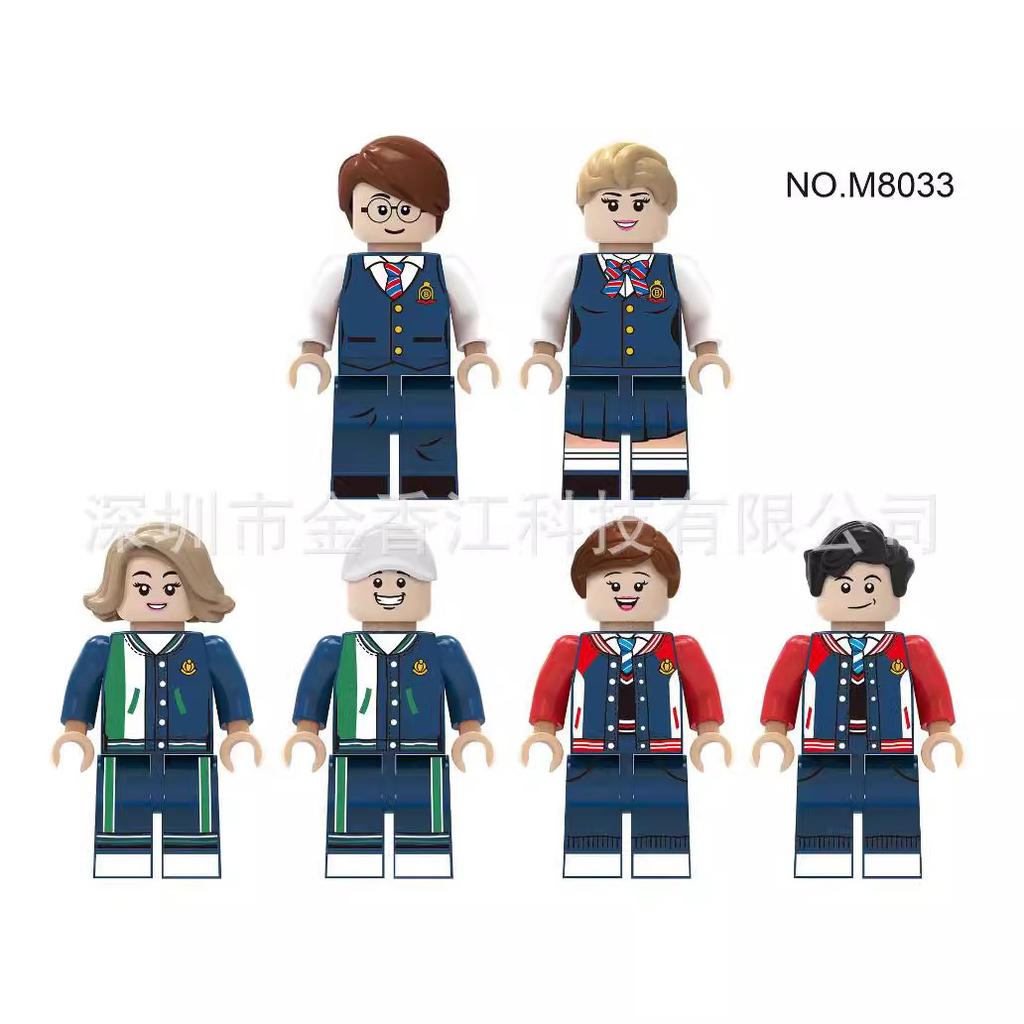 Police Doll Toy Boys M8038 Girls Urban Occupation Small Particles Assembled Building Block