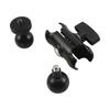 Support de fixation rotatif à 360 degrés, pince de fixation pour mini pince en aluminium robuste pour yacht/garde-corps