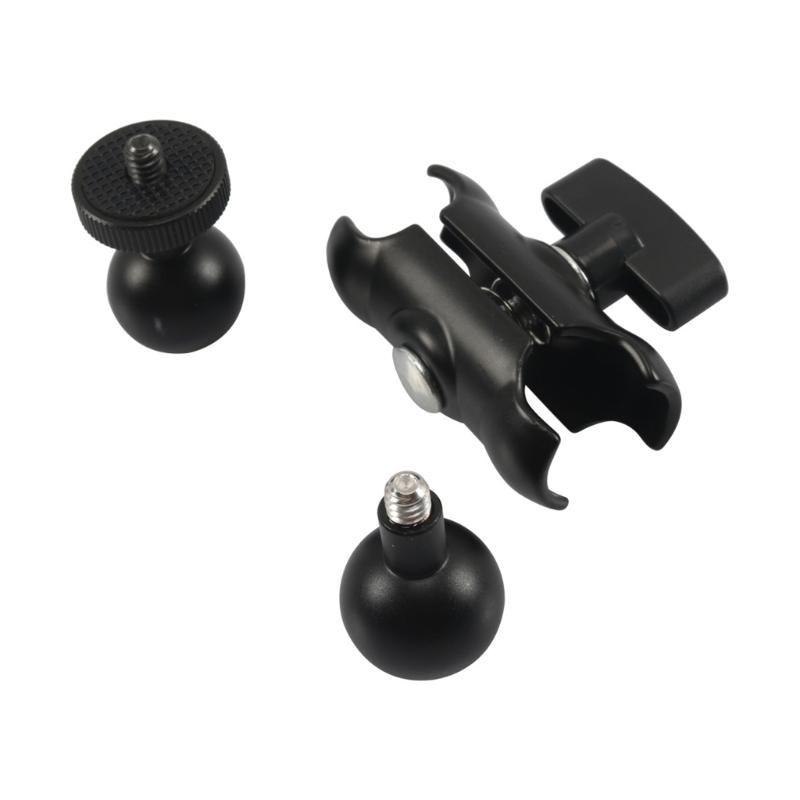 Support de fixation rotatif à 360 degrés, pince de fixation pour mini pince en aluminium robuste pour yacht/garde-corps