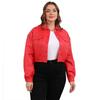 Spring and Autumn new loose casual leather jacket women's long-sleeved single-breasted women's short jacket lapel fashion