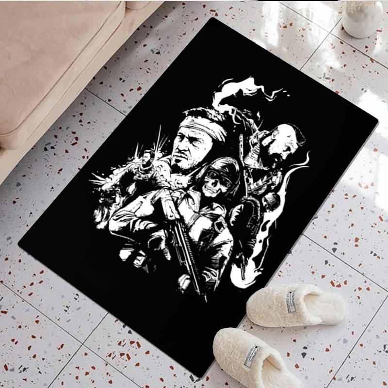 Silent Night Deadly Night Home carpet Office Decorative Carpet For Living Room Bedroom Door Mat Floor Rug Computer Chair Area Rug