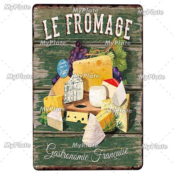 Cake Metal Sign Plaque Metal Vintage Food Tin Sign Wall Decor for Kitchen Cafe Diner Bar Cupcake Metal Signs