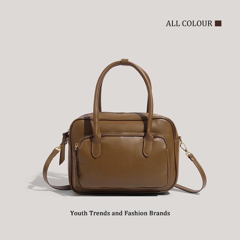 

Bag women s autumn and winter new retro handbag to work small bag commuting out one shoulder oblique span bag tide коричневый