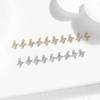 BenS Star Charms for Jewelry Making Mini Brass Cubic Zirconia Charm Necklace Jewelry Accessories Supplies P11