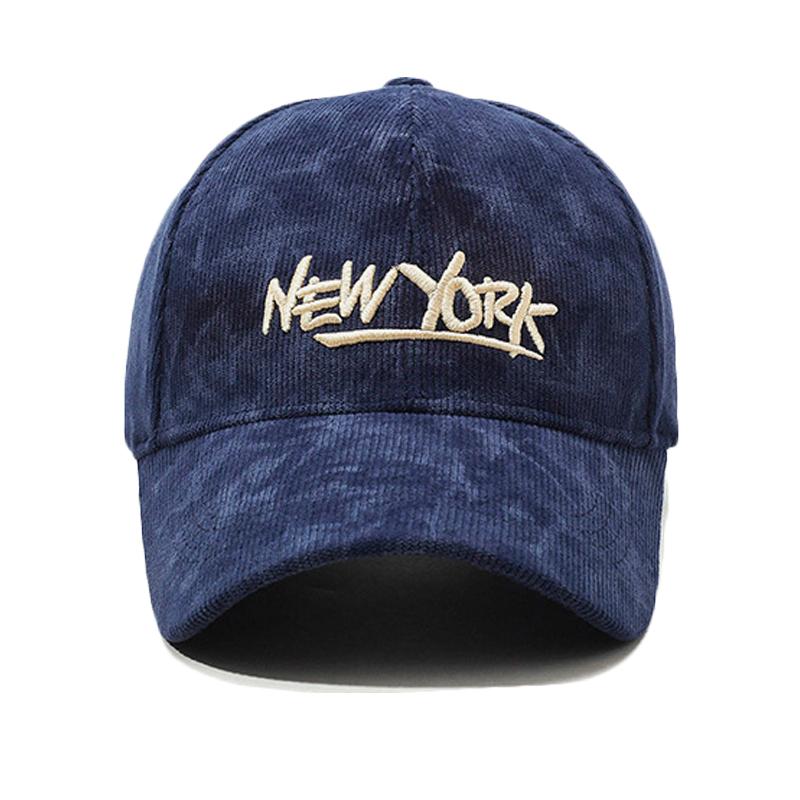 Autumn Winter Corduroy Baseball Cap Women's Winter Coldproof Cap Couple Hat Men Letter Embroidery Cap