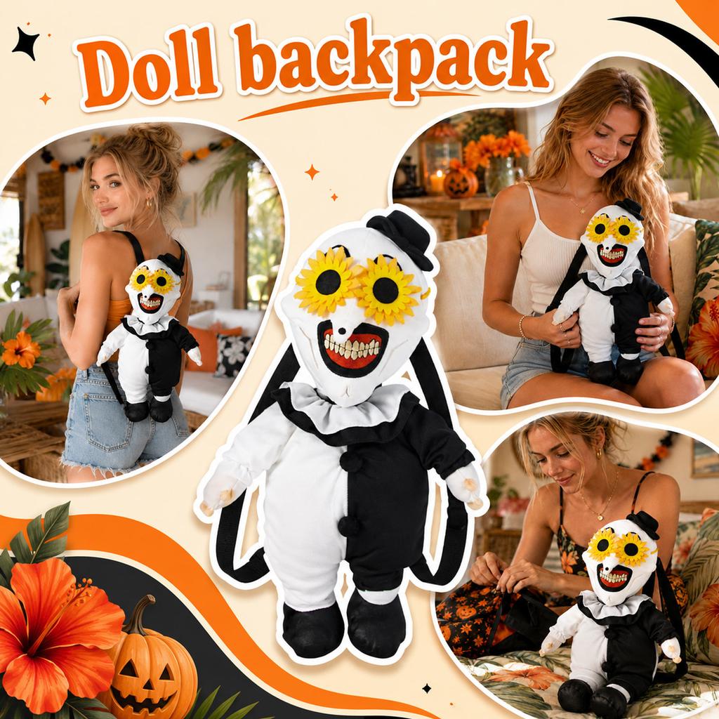 Cute Halloween Plush Toys, Soft Stuffed Animal Dolls for Bedroom Couch Decor, Gift for Kids