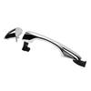 Exterior Door Handle and Lock Bezel Cr Plated ABS Car Exterior Door Handle with End Cap Replacement for Sorento 2016