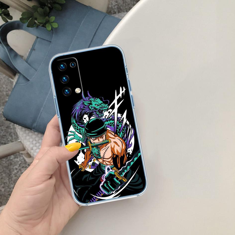 One Piece Zoro Soft Shell Transparent Phone Case for Motorola Moto Edge 20 30 40 50 S30 Fusion Ultra Pro Neo Lite + G200 G23