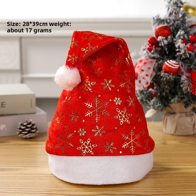 Christmas Decorations Christmas Hat Santa Claus Lamp Non-woven Hat Christmas Gift