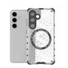 2 in1 Full Shockproof Magsafe Wireless Charging Case For Samsung Galaxy S24 S23 Ultra Plus A35 A55 S23FE Translucent Armor Cover