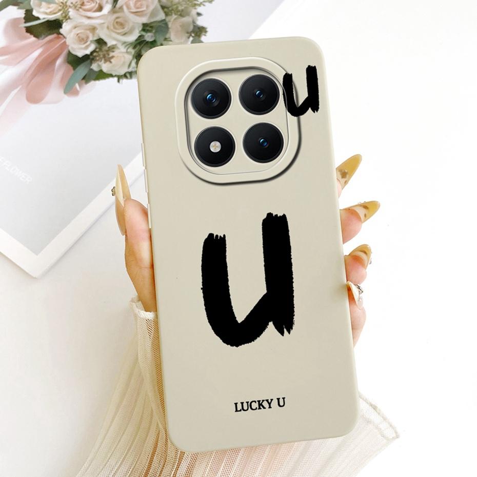 New Fashion Letter Phone Case For Xiaomi Redmi Note 15 Pro Plus Soft Silicone Cases For Redmi Note 15 Pro 5G 15Pro+ Cover Bumper