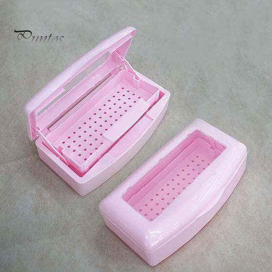 Nail Tool Sterilization Box Filter Transparent Cover Versatile Sturdy Long Lifespan Sterilization Case for Clean Safe Manicures