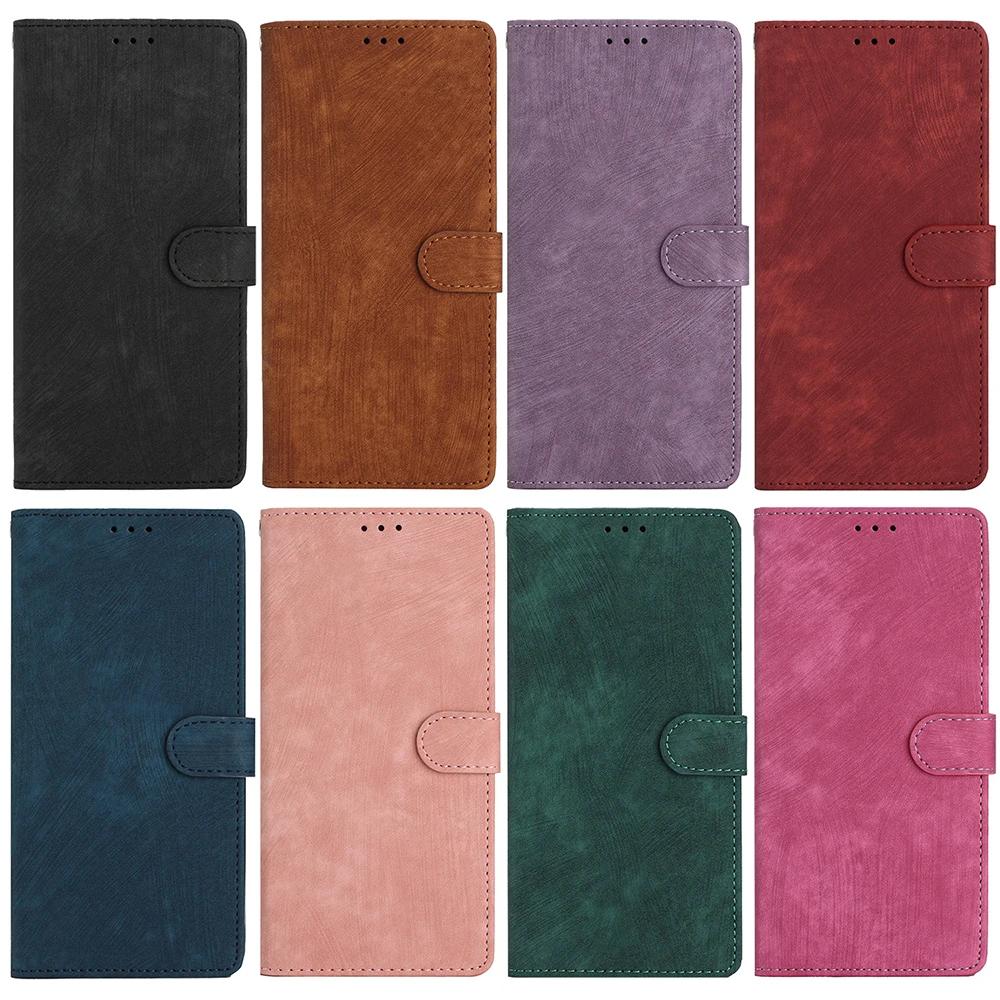 Card Holder Case on For Apple iPhone XS Max X 10 8 7 6 6S Plus SE3 SE Flip Cover Solid Color Leather Phone Case Funda With Strap