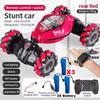 Rc Drift Car With Music Led Lights 2.4g Gesture Radio Remote Control Spray Stunt Car 360° Rotating Climbing Car Toys Gift