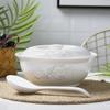Qiuci Large Ceramic Lidded Soup Bowl