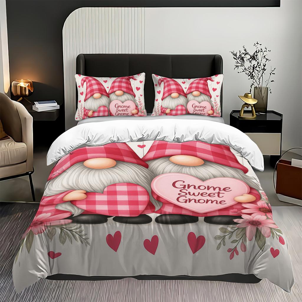 Quilt Cover Gnome Villain 3D Digital Printing Quilt Cover Three-Piece Home Textile Factory