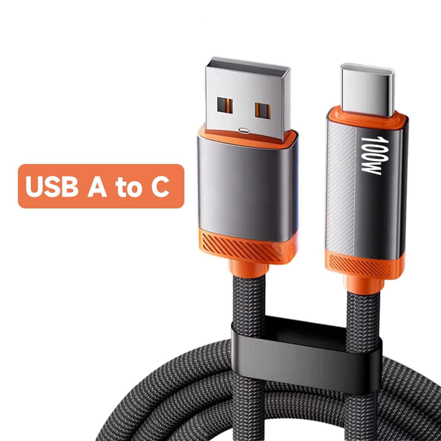 

100W Quick Charging USB Type C Data Cable Dual USB C Charger Cord for iPhone 17 16 15 Samsung Xiaomi Honor Android Phones 1m