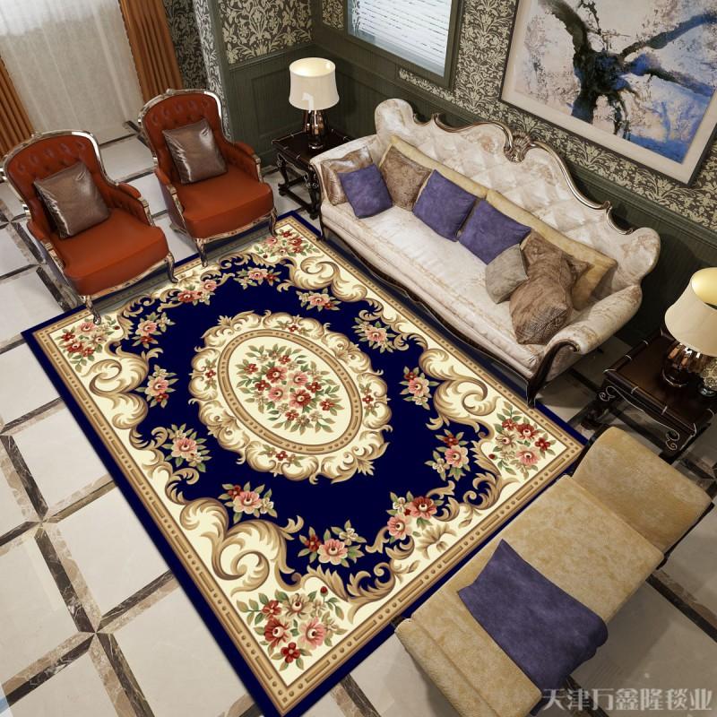 Classic European Style Area Rug Living Room Bedroom Office Entryway Non-Slip Floor Mat