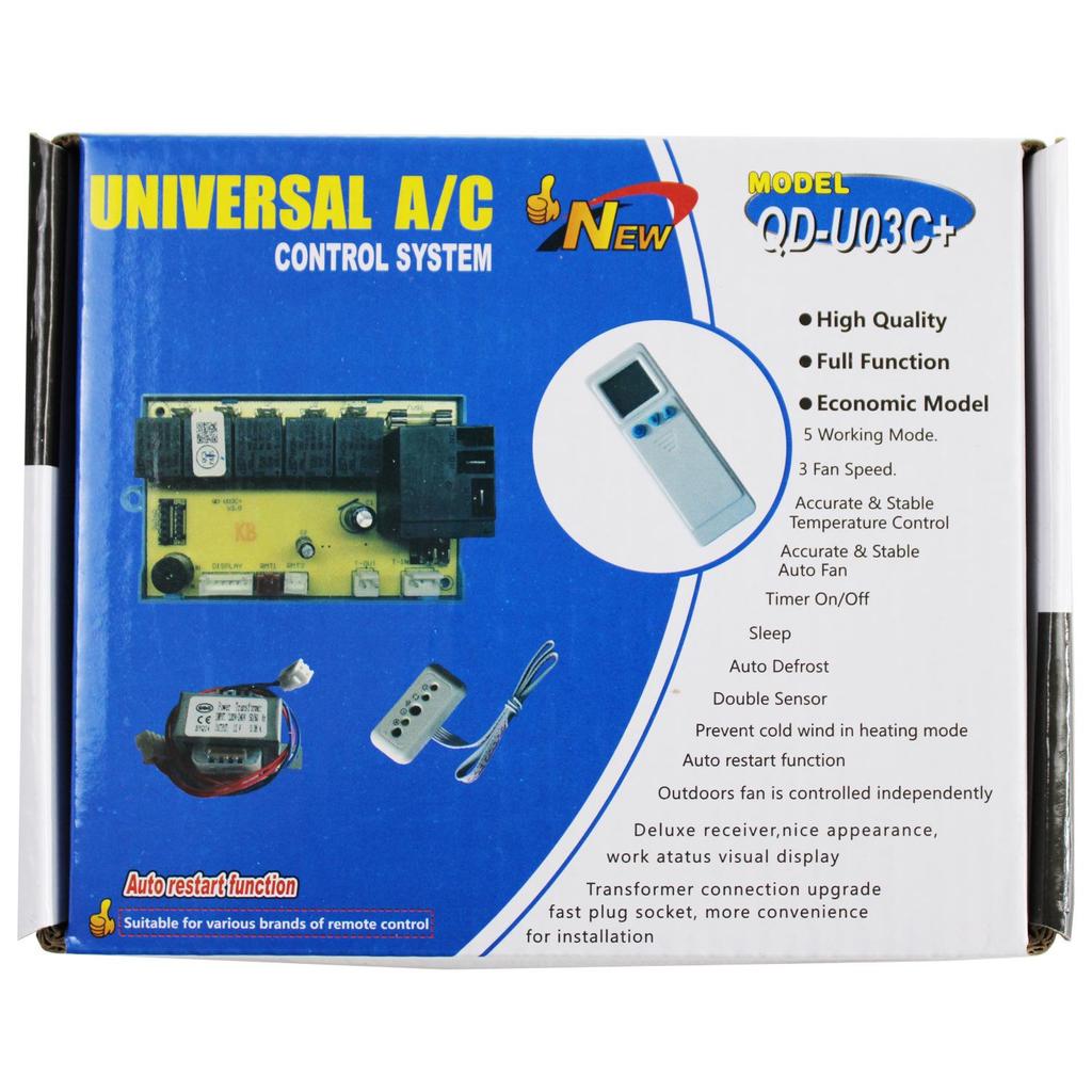 Universelle Klimaanlagen-Steuerplatine mit Zubehör für Zusatzheizung