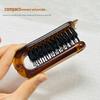 Unisex Portable Folding Pig Bristle Travel Comb: Compact & Massage-Ready