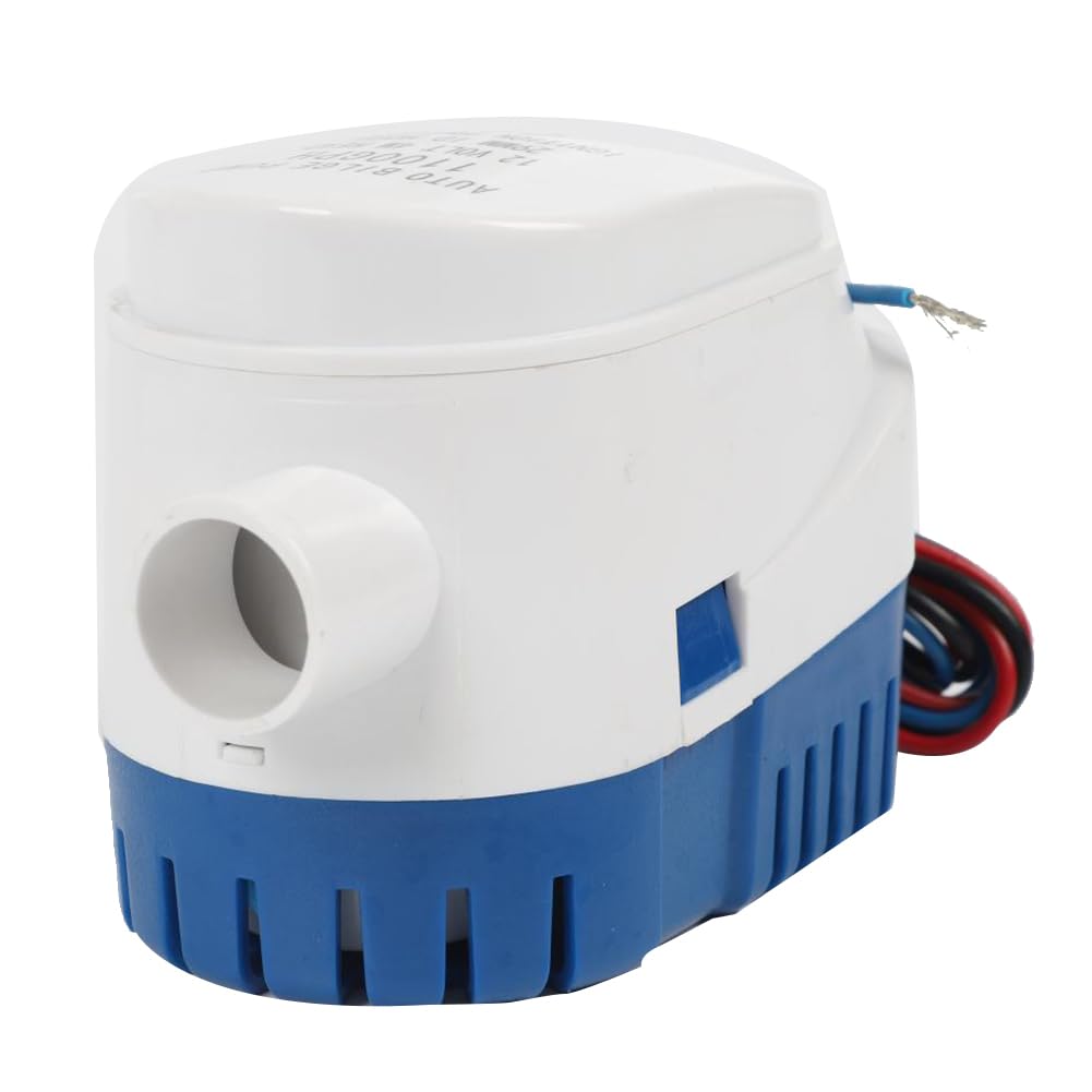 ROLE 1pcs 1100 Automatic Boat Marine Pump Bilge Pump White & Blue синий