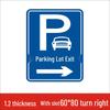 Parking Direction Sign