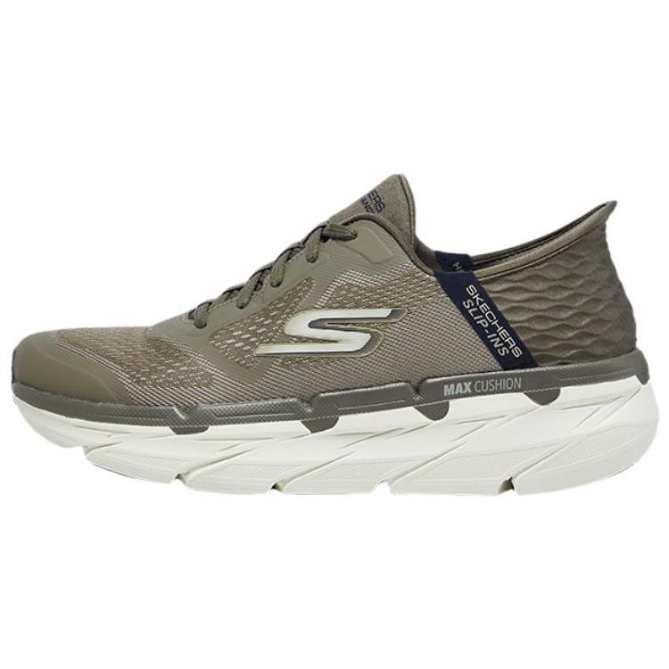 Skechers Max Cushioning Premier Shoes Tan Olive Green Men s 220313-TPE EU 41