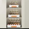 No-Drill Slide-Out Organizer, Heavy Duty Cabinet Storage Tray, Space-Saving Under Sink Organizer for Kitchen, Easy Install