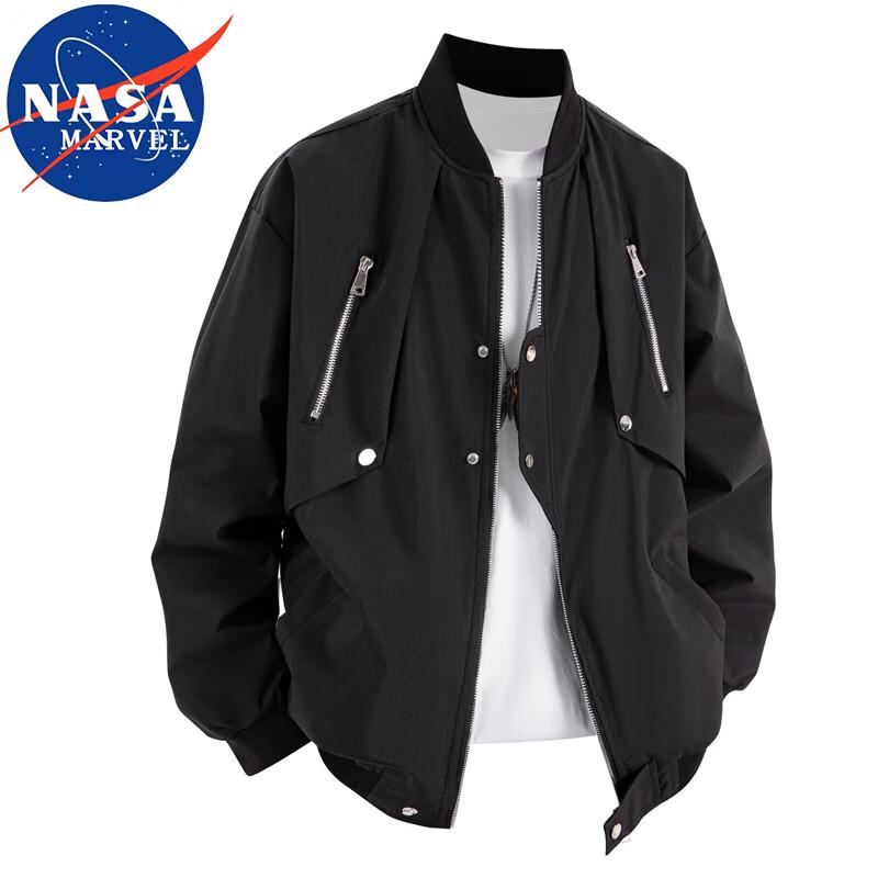 NASA MARVEL Men's Stand-Collar Casual Jacket