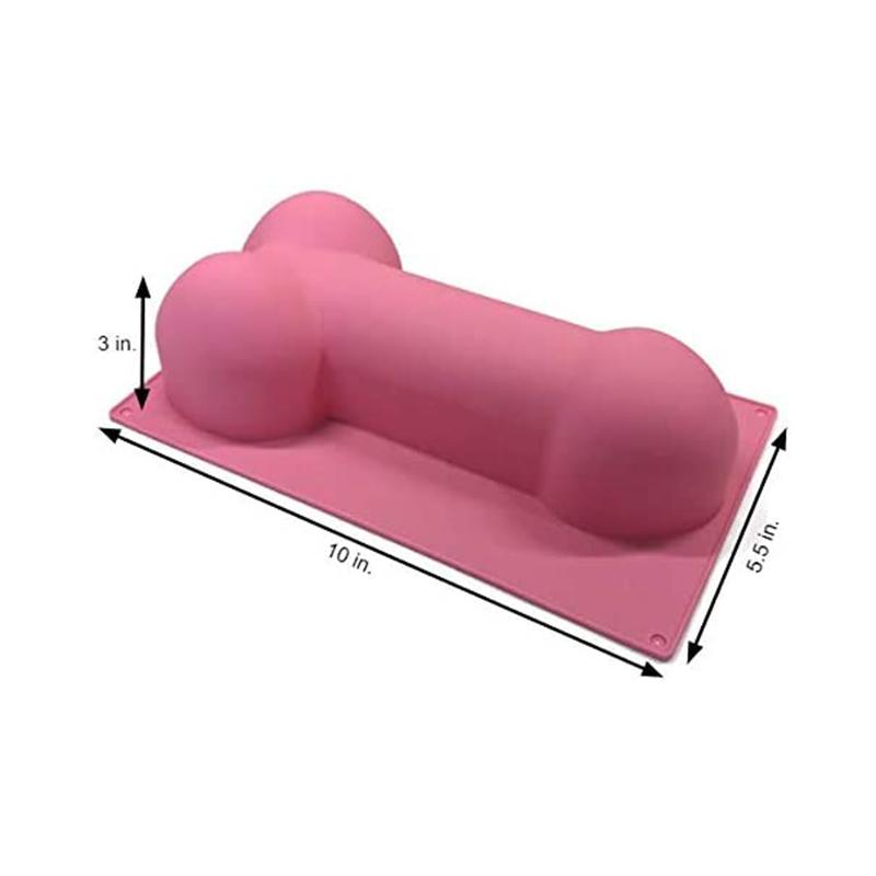Stampo per Torta a Forma di Pene in Silicone per Festa di Addio al Celibato/Nubilato Divertente Stampo per Cioccolato Divertentissimo Strumento per la Produzione di Sapone Cera da Sciogliere