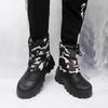 Men's Winter Warm Snow Boots Rubber Hiking Boots Outdoor Mid Calf Camouflage Duck Boots Waterproof  Plus Size