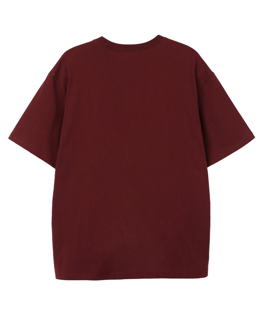 VANNWORKS Choas Music Short Sleeve T-Shirt (Vs0222) Burgundy (B Type)