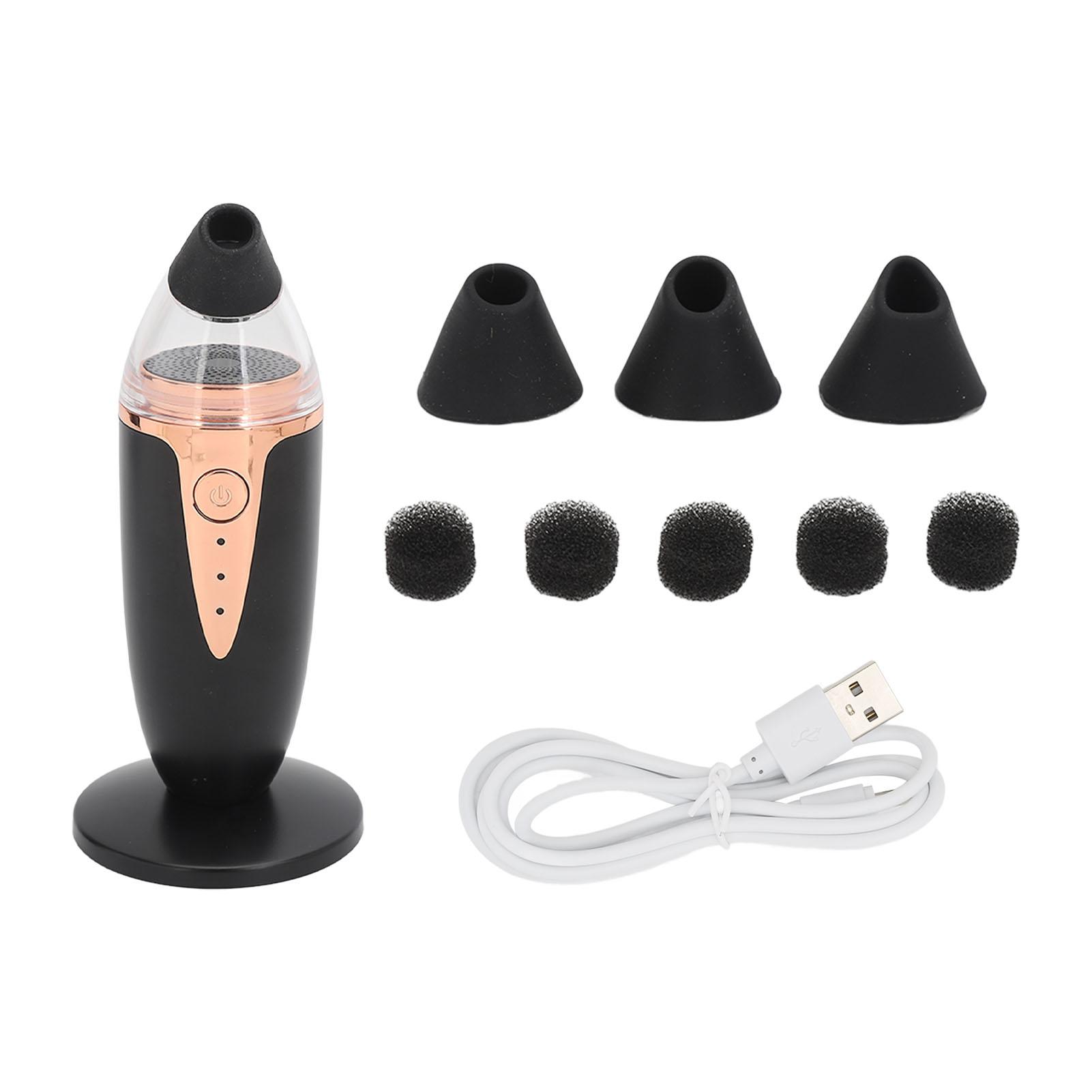 

Электрический аппарат для удаления черных точек, мощное всасывание, глубокое очищение, USB-перезаряжаемый пылесос для пор