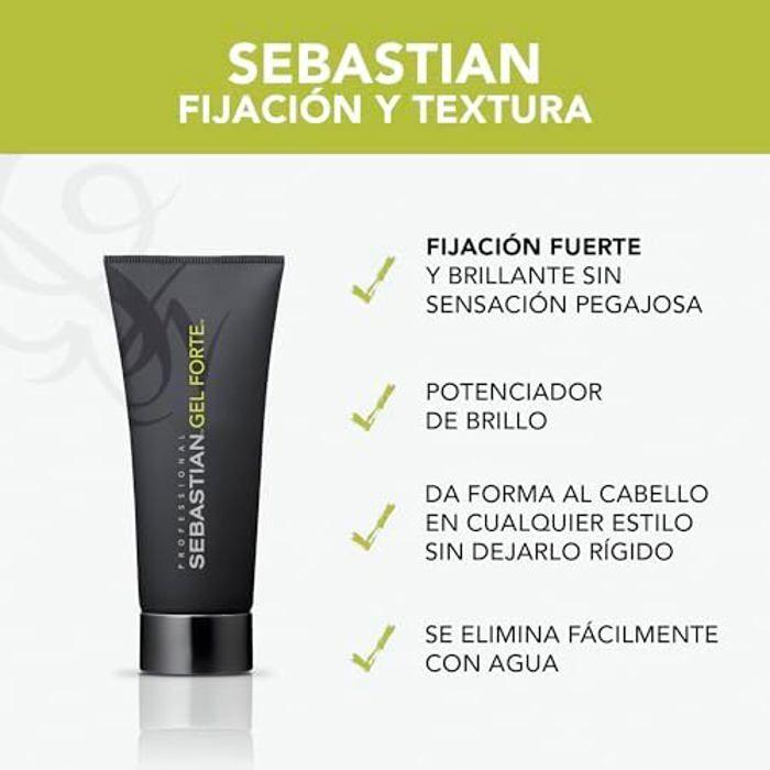 Gel Forte - Sebastian - 200 Ml - Maintien du brushing - Texture gel - Sans alcool