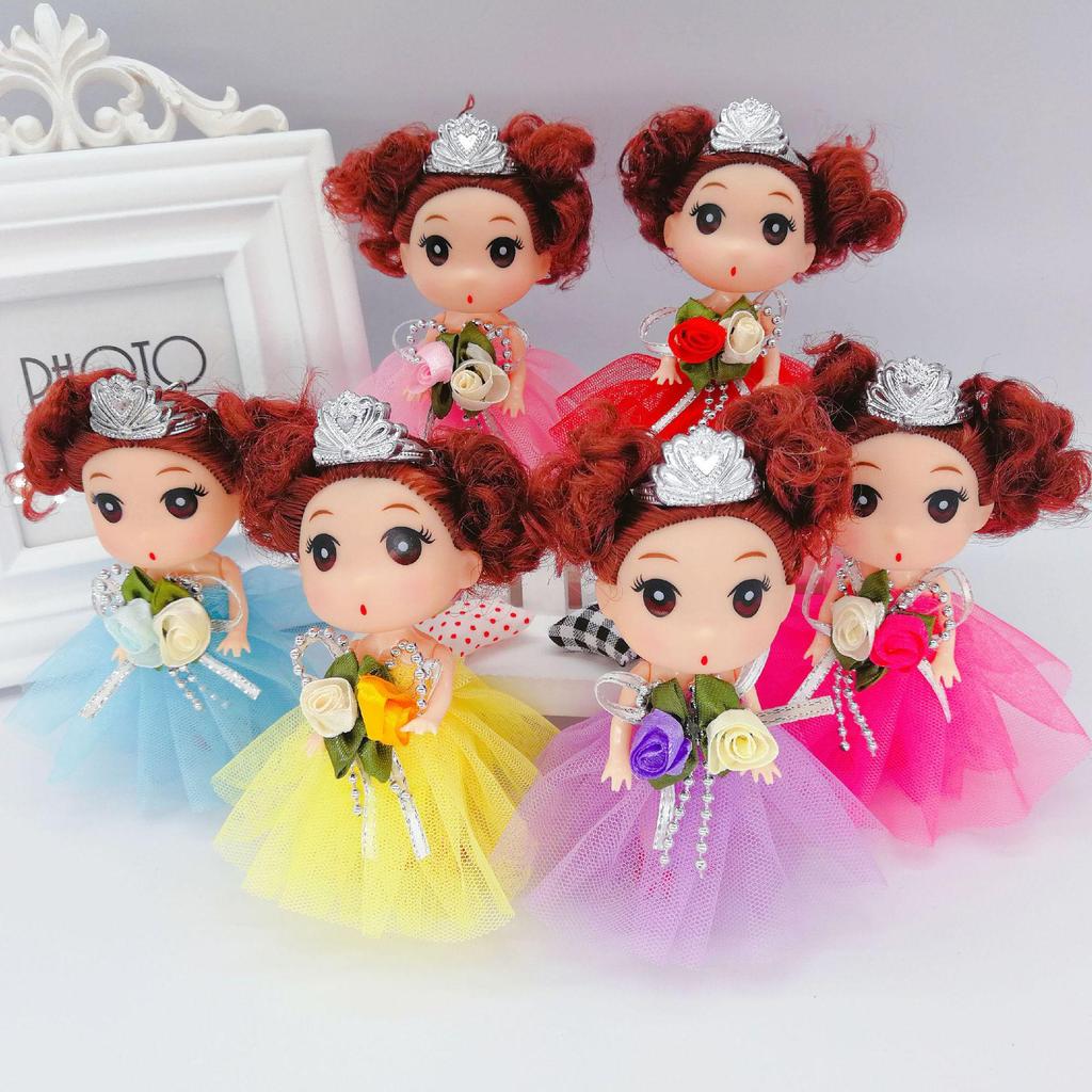 Happy Princess 12cm Girl Doll Keychain – Perfect Kindergarten Reward Gift