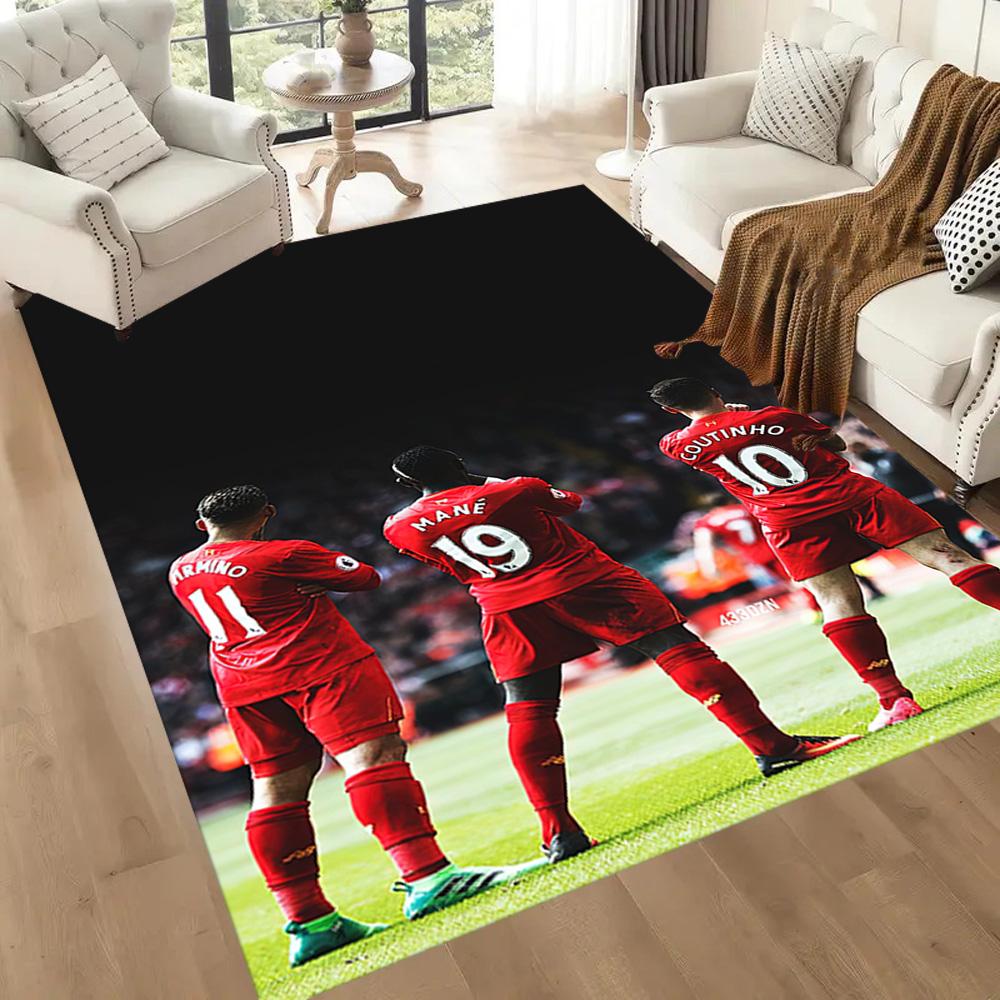 Liverpool Football Club Floor Rug Office Rug Suitable For Hallway Outdoor Playrooms Decorate Room Antislip Carpet Anime Office Decor Wedding Party Gif