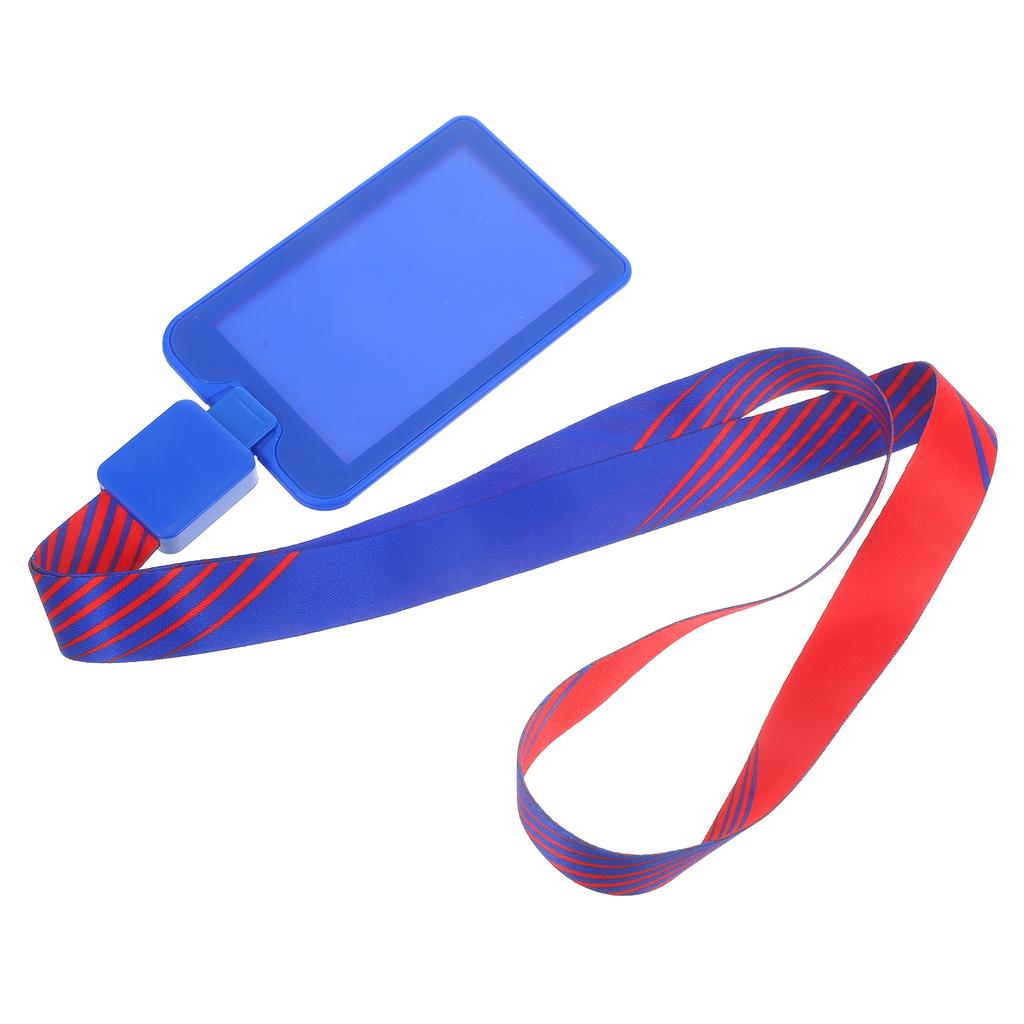 1 set Clear Badge Sleeve With Lanyard For Work Cards Id Card Holder Reusable Transparent Cover For Staff Nurses Students Doctors