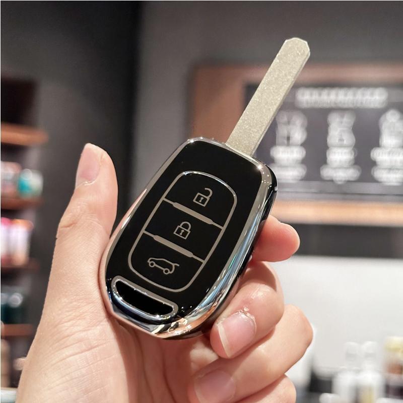 Carcasa TPU pentru chei de la distanta pentru Renault Kwid Simbol de trafic Dacia Sandero Logan Duster 2016 2017 2018 Husa Fob Shell