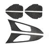 Mazda 3 Axela Interior Door Handle Bowl Carbon Fiber Sticker Set