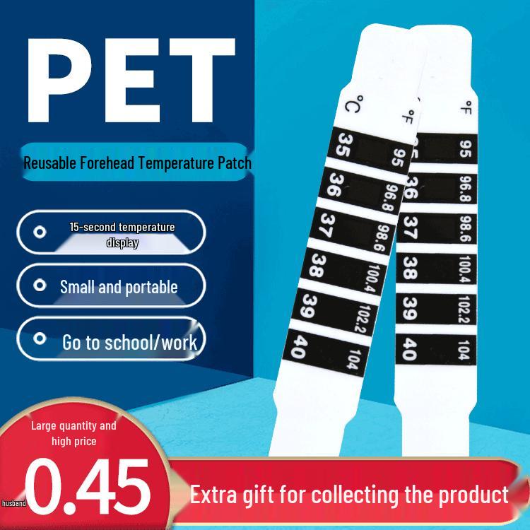 

Cartoon Forehead Thermometer Patch for Children and Babies Cartoon: Flower Cat