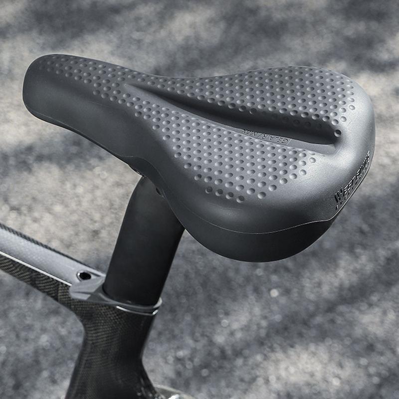 Mountain Bike Seat Shock Absorption Waterproof Saddle For Bicycles Rainproof Cycling Accessories For Outdoor Riding Travel