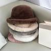 Keep Warm Winter Fisherman Hat Thick Furry Beanies Hat Soft Fur Bucket Hat  Winter