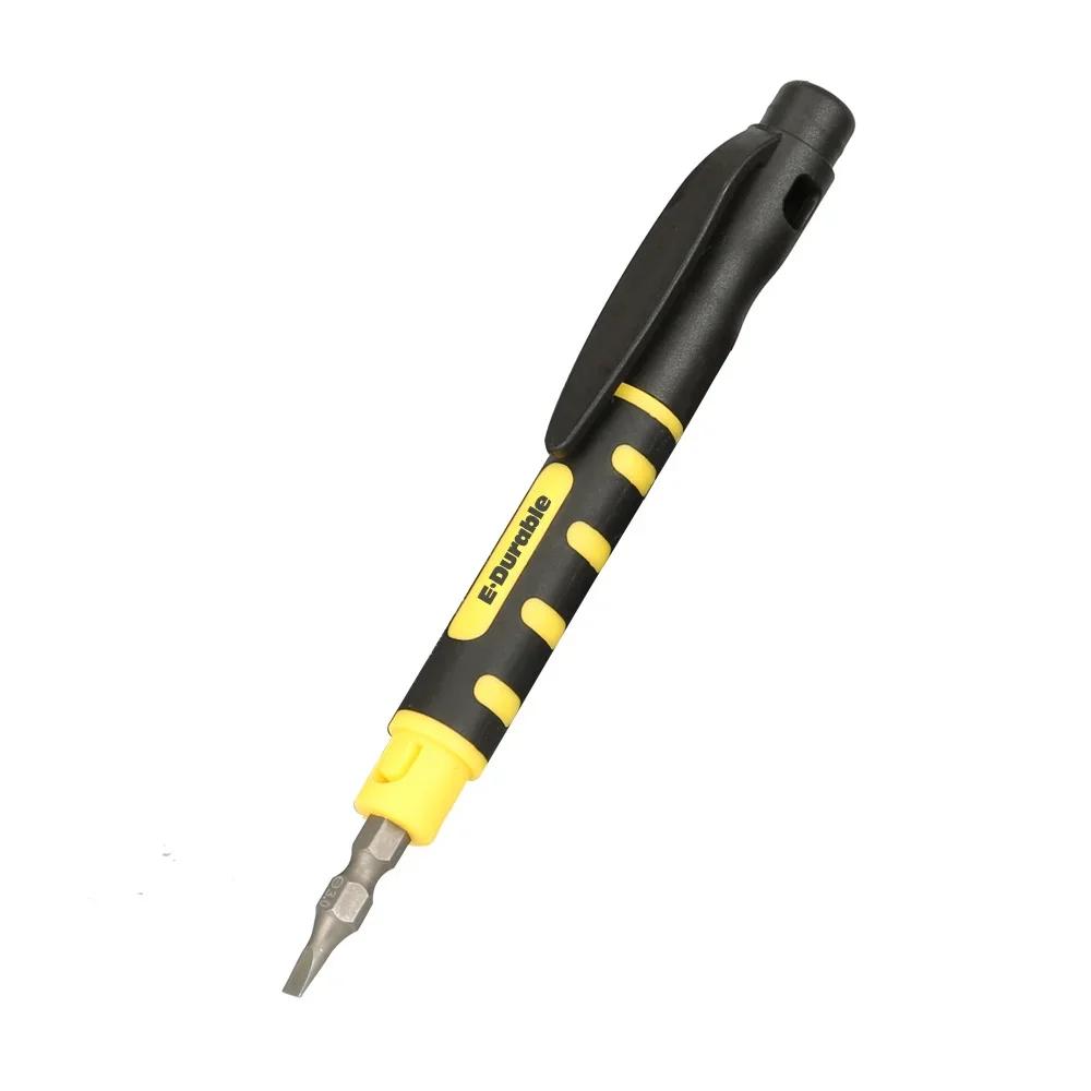 Multi Use Mini Magnetic Screwdriver, Small-sized Portable Disassembly Pen Tool, Phillips Screwdriver with Interchangeable Head