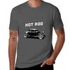 Hot Rod Black White Hot Rod Tshirt Halloween Casual Tshirt